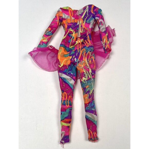 VTG 1994 MATTEL Hot Skatin Barbie REPLACEMENT OUTFIT Unitard & Tutu 13511 *Read* - Picture 3 of 5
